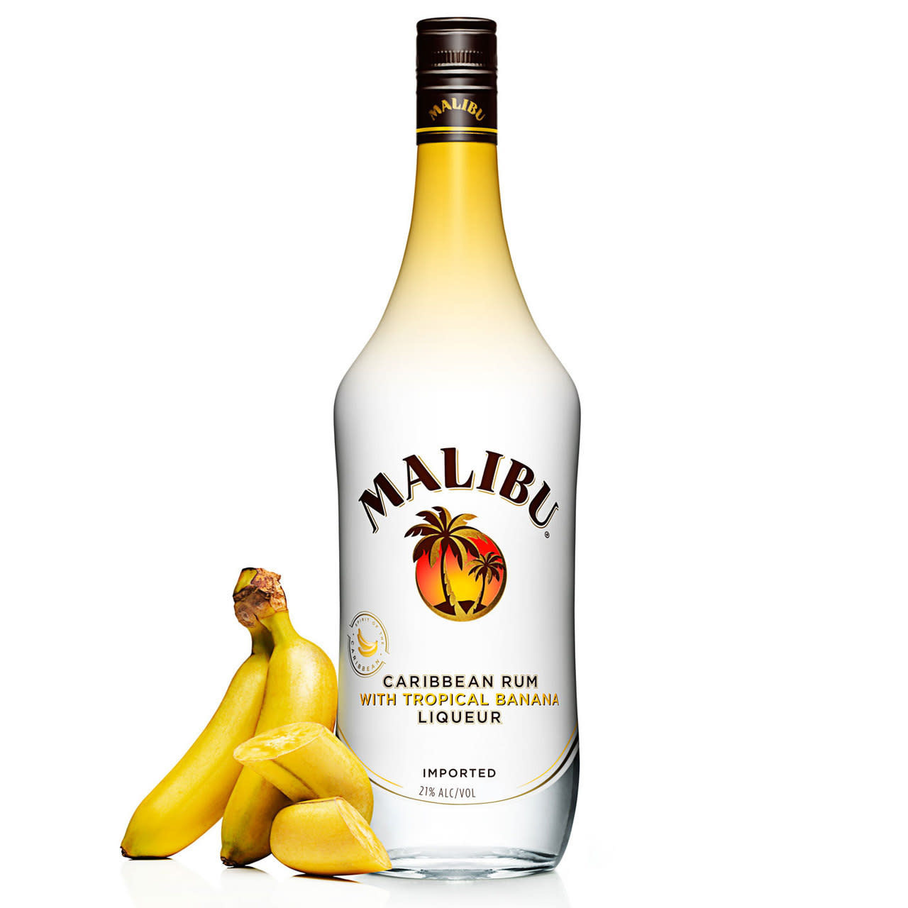 Malibu Malibu Banana Rum 750mL The Hut Liquor Store