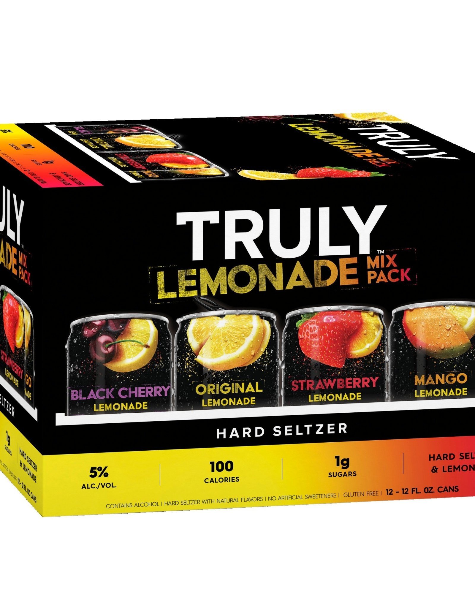 Truly Truly Lemonade Variety  12 Pack