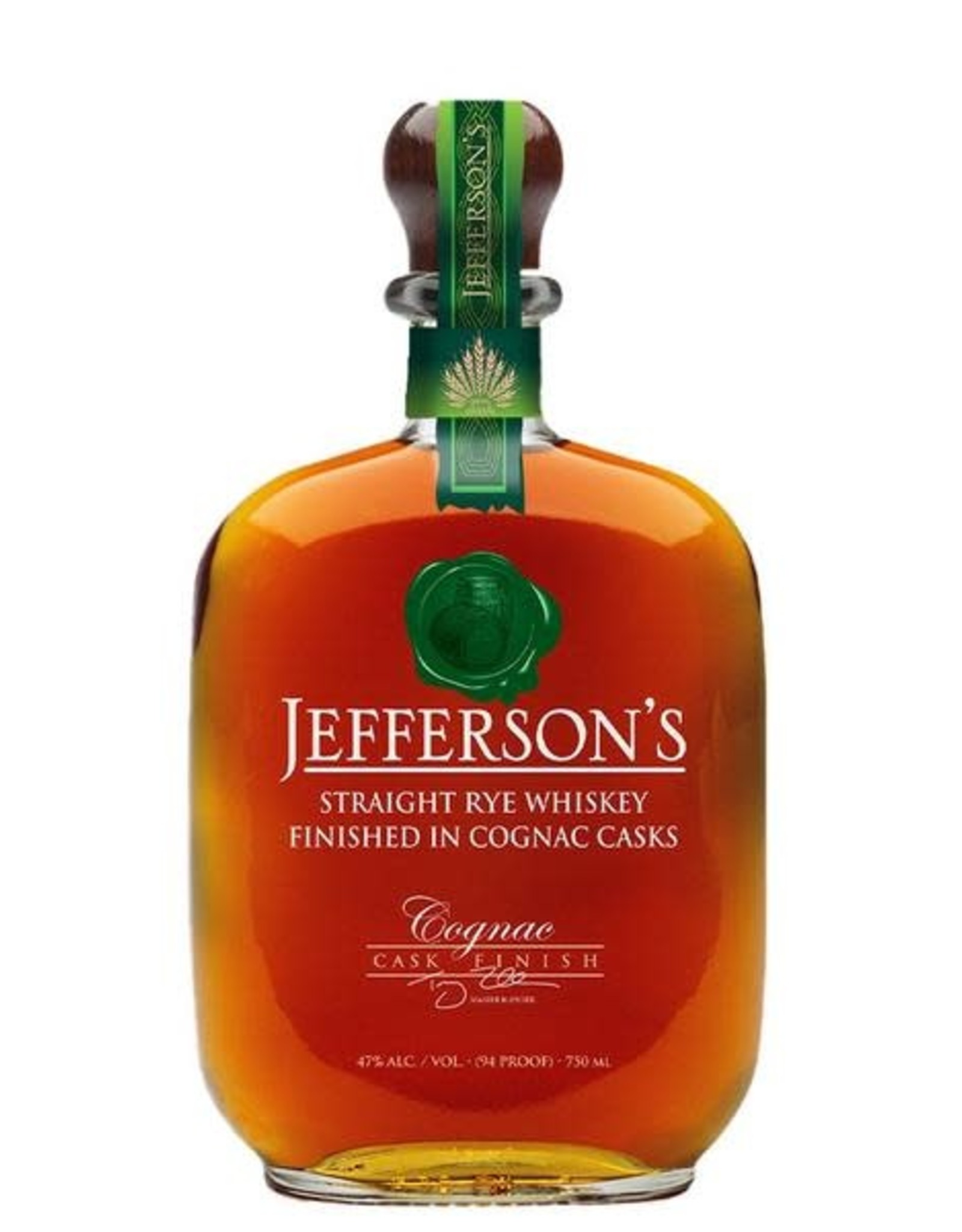 Jefferson's Straight Rye Finished In Cognac Casks