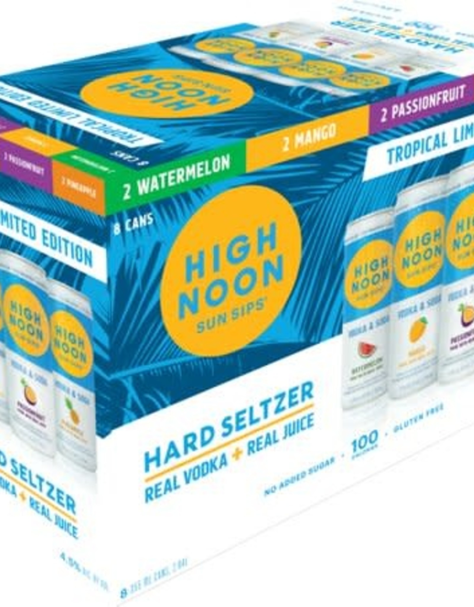 High Noon High Noon Seltzer Tropical Variety 8 Pk
