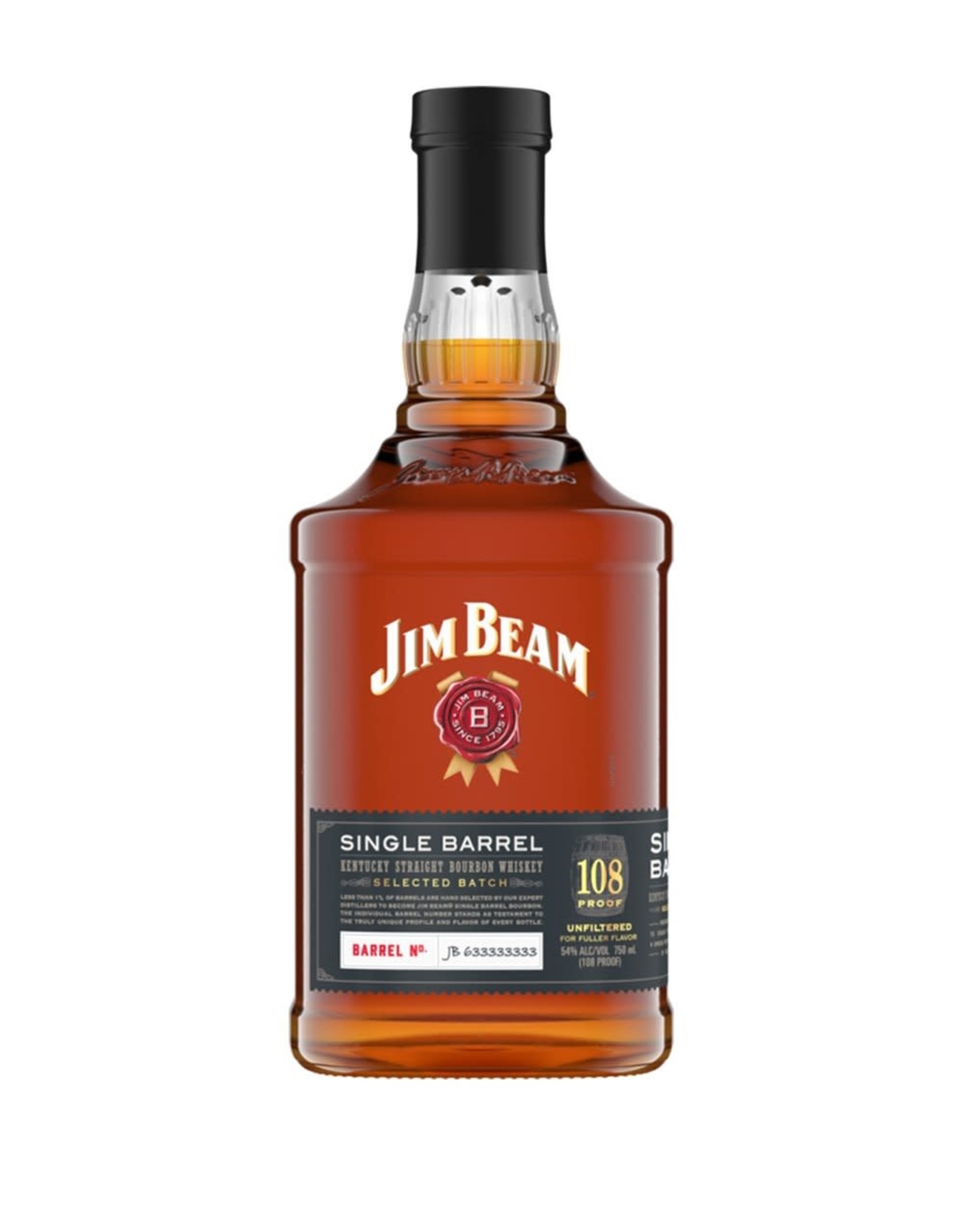 Jim Beam Jim Beam Single Barrel 750ml 108 Proof