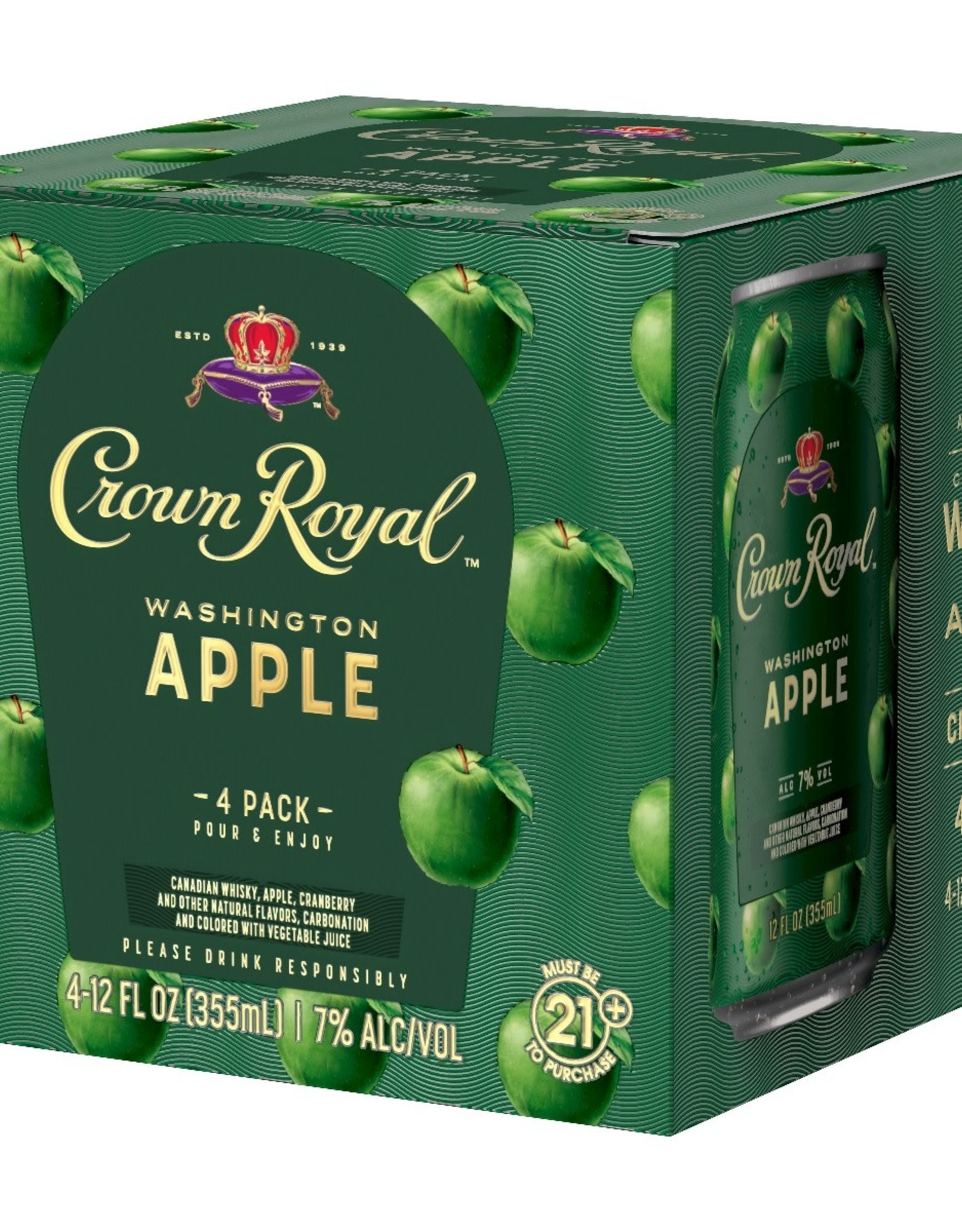 Crown Royal Cocktails Apple 4 pck