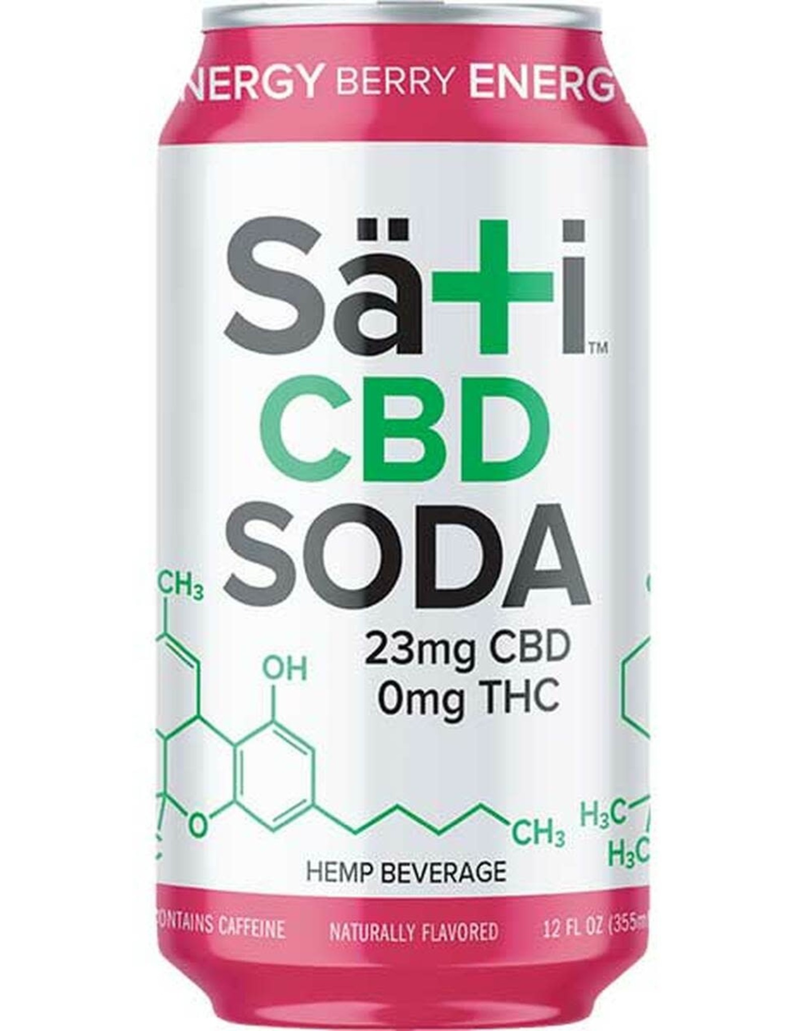 CBD Sati CBD Energy Soda Berry