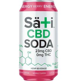 CBD Sati CBD Energy Soda Berry