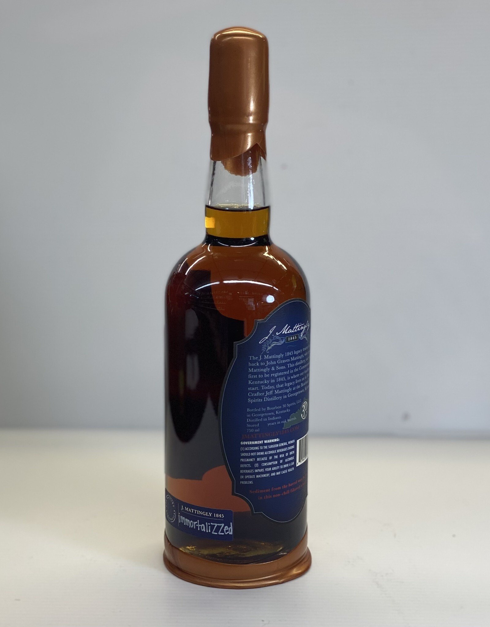 J. Mattingly J. Mattingly Immortalizzed  750 mL Bourbon