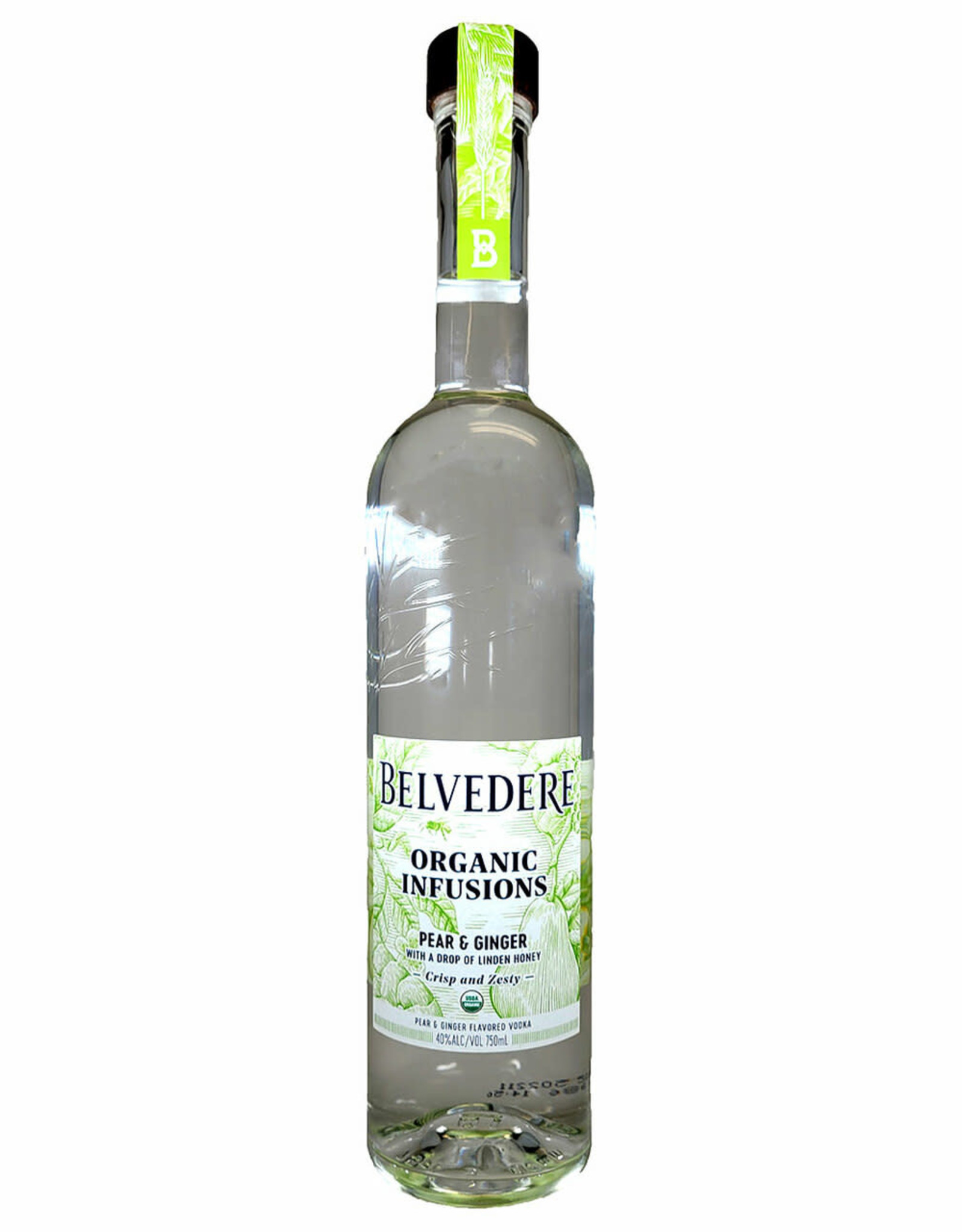 Belvedere Belvedere Organic Infusions Pear & Ginger 750 mL