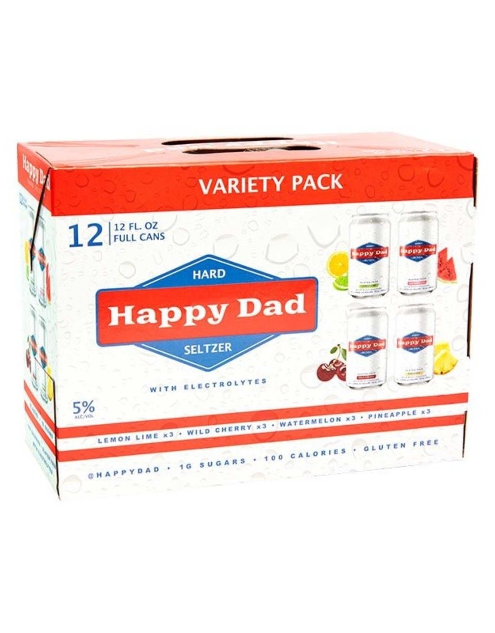 Happy Dad Happy Dad Seltzer Pineapple Pack  12 Pack
