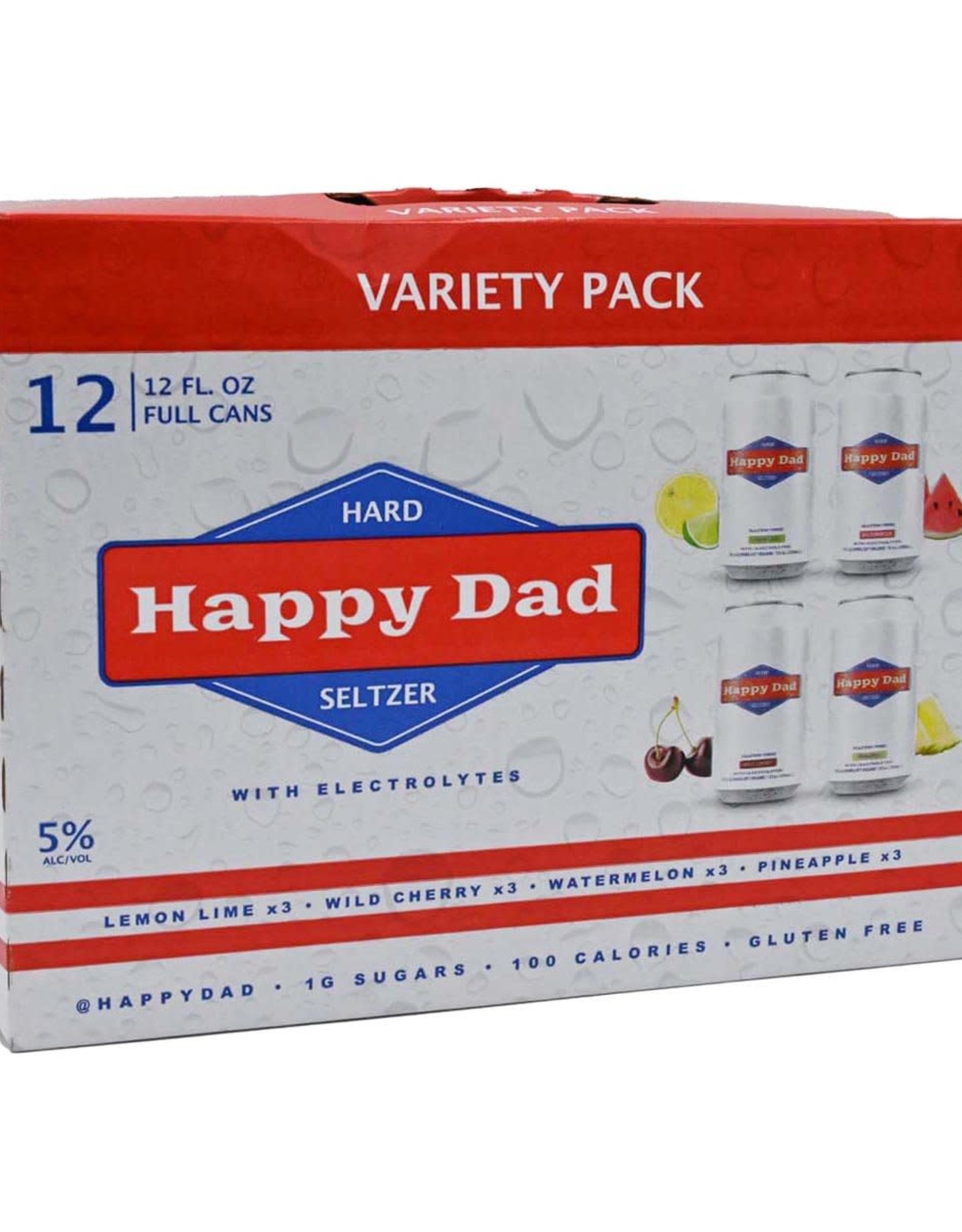 Happy Dad Happy Dad Seltzer Hard Lemonade  Pack  12 Pack