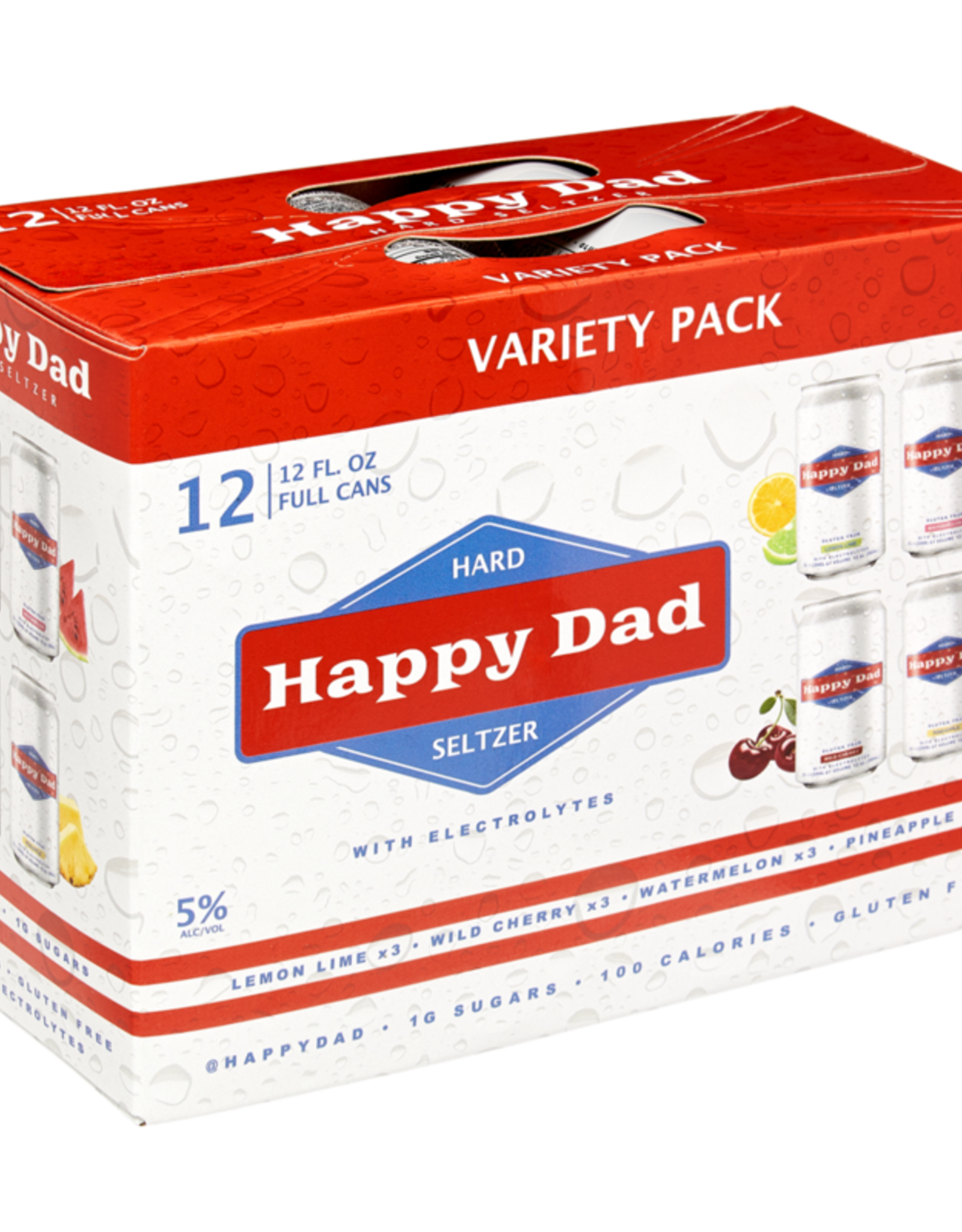 Happy Dad Happy Dad Seltzer Wild Cherry  Pack  12 Pack