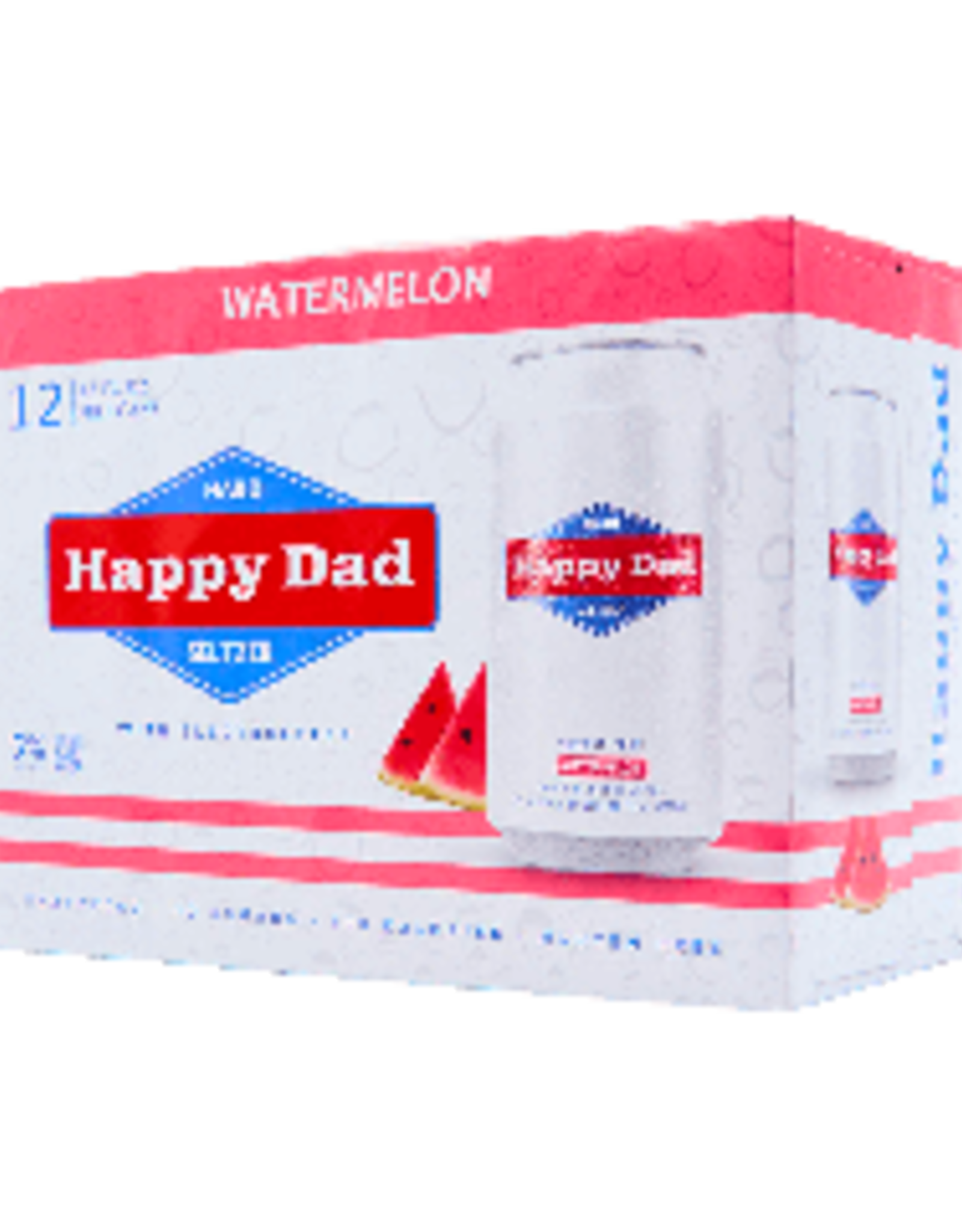 Happy Dad Happy Dad Seltzer Watermelon Pack  12 Pack