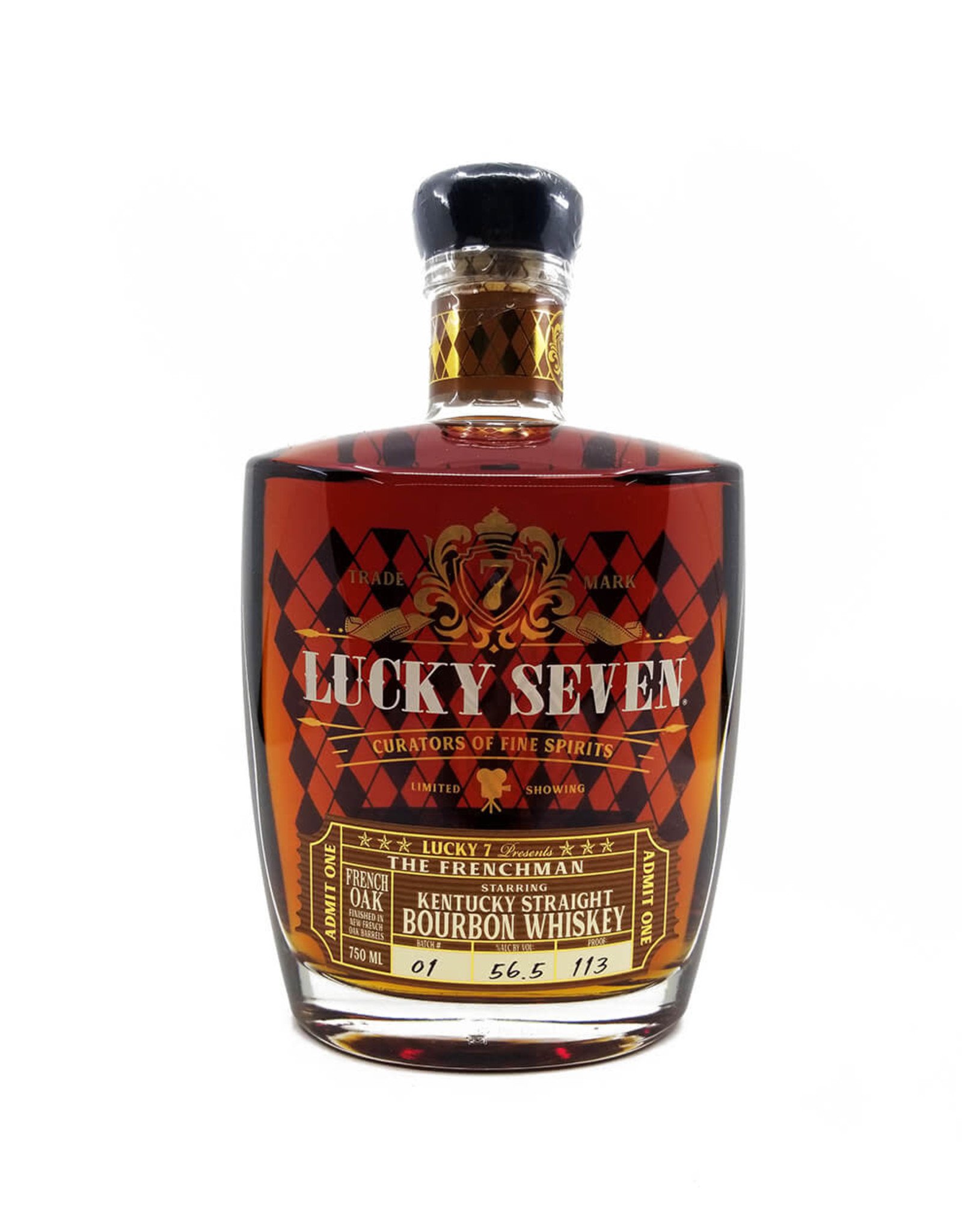 Lucky Sven Bourbon 113 Proof 750 mL