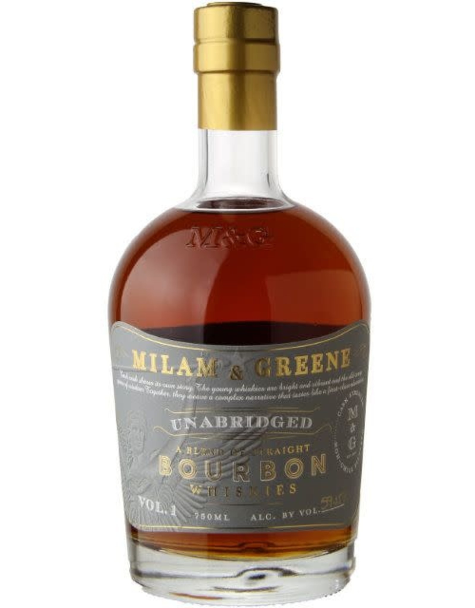Milam &Greene Unabridged Bourbon 750 mL 1st  Edition
