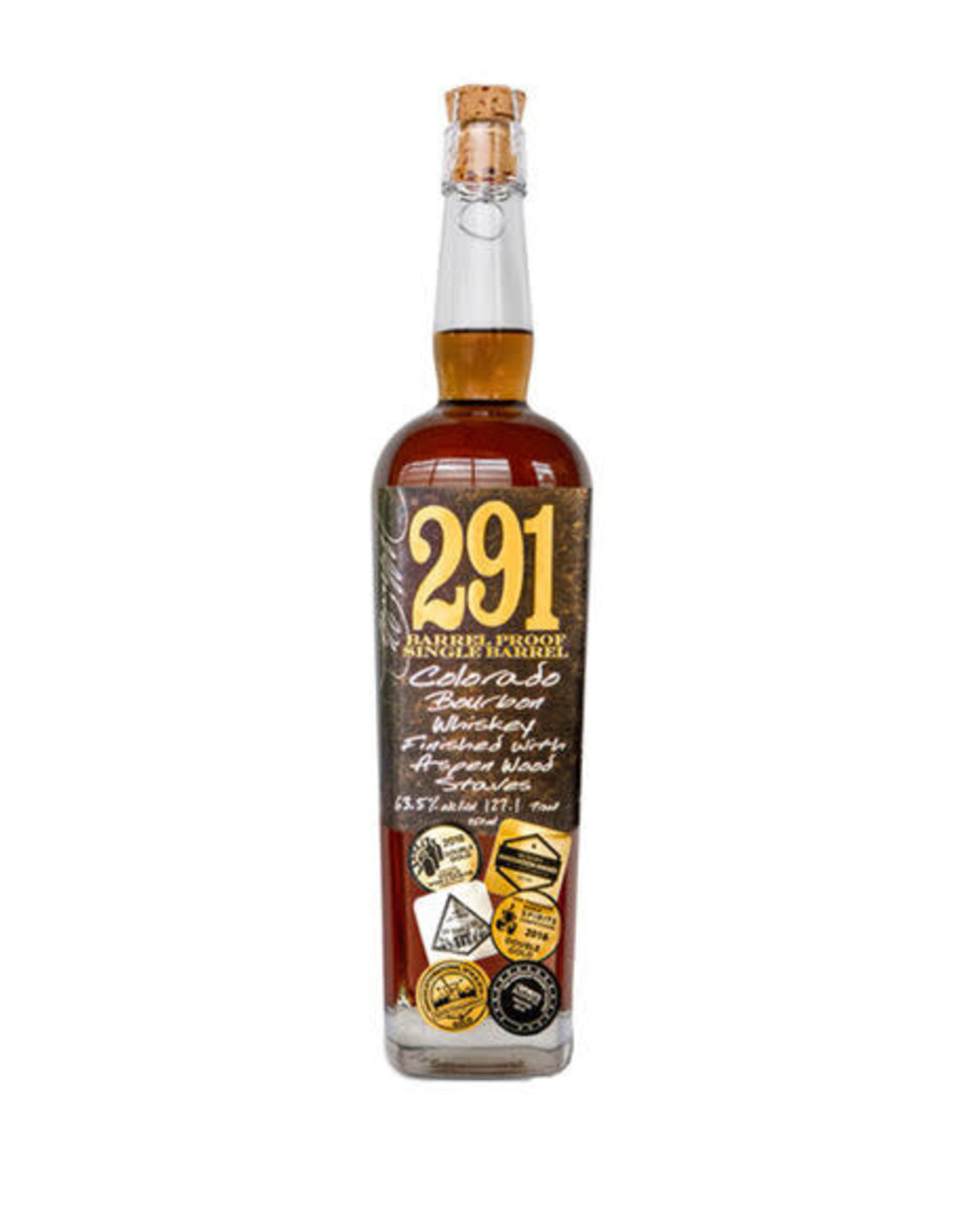 291 291 Colorado Single Barrel  Barrel Proof Bourbon Whiskey 750 mL