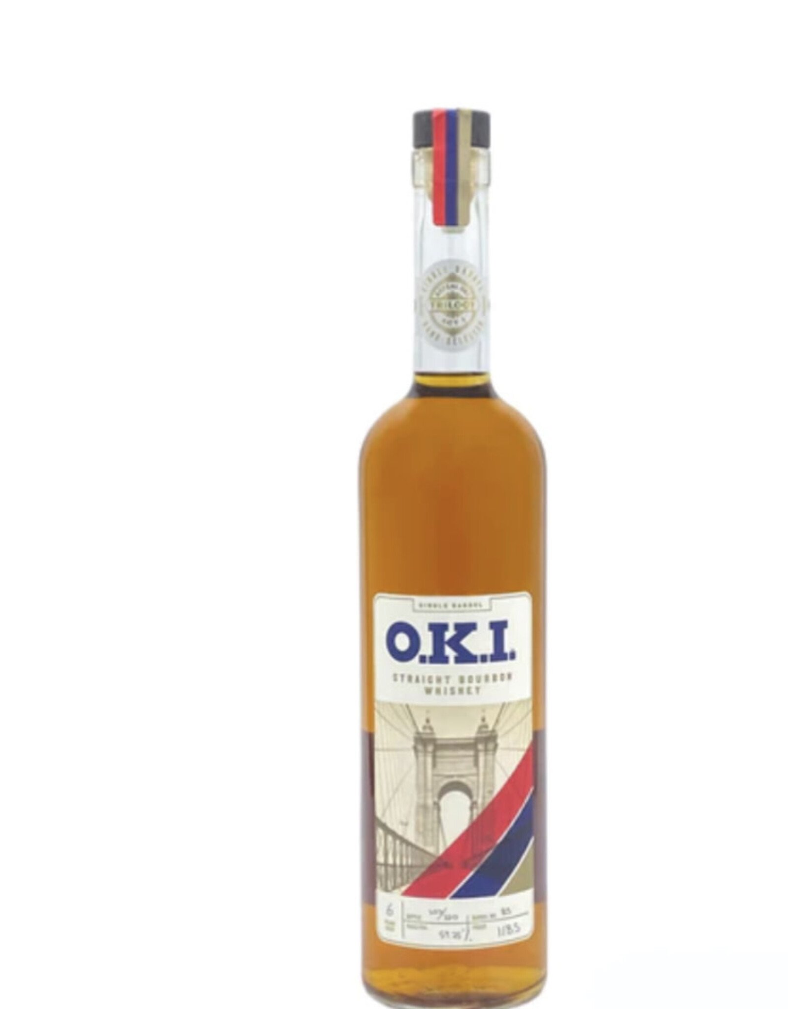 O.K.I O.K.I single Barrel Bourbon 113.8 Proof  750 mL