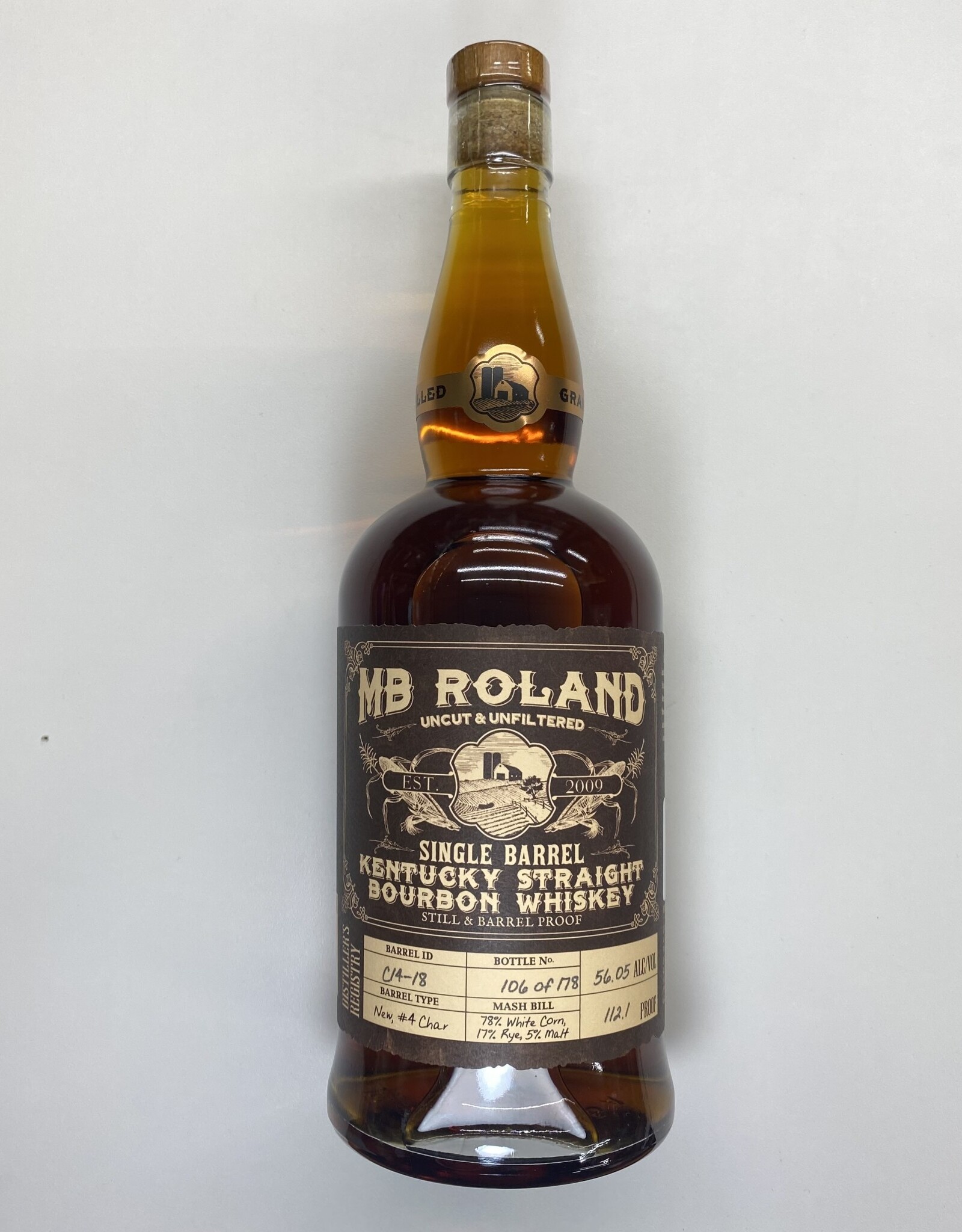 MB Roland MB Roland Single Barrel Kentucky Bourbon