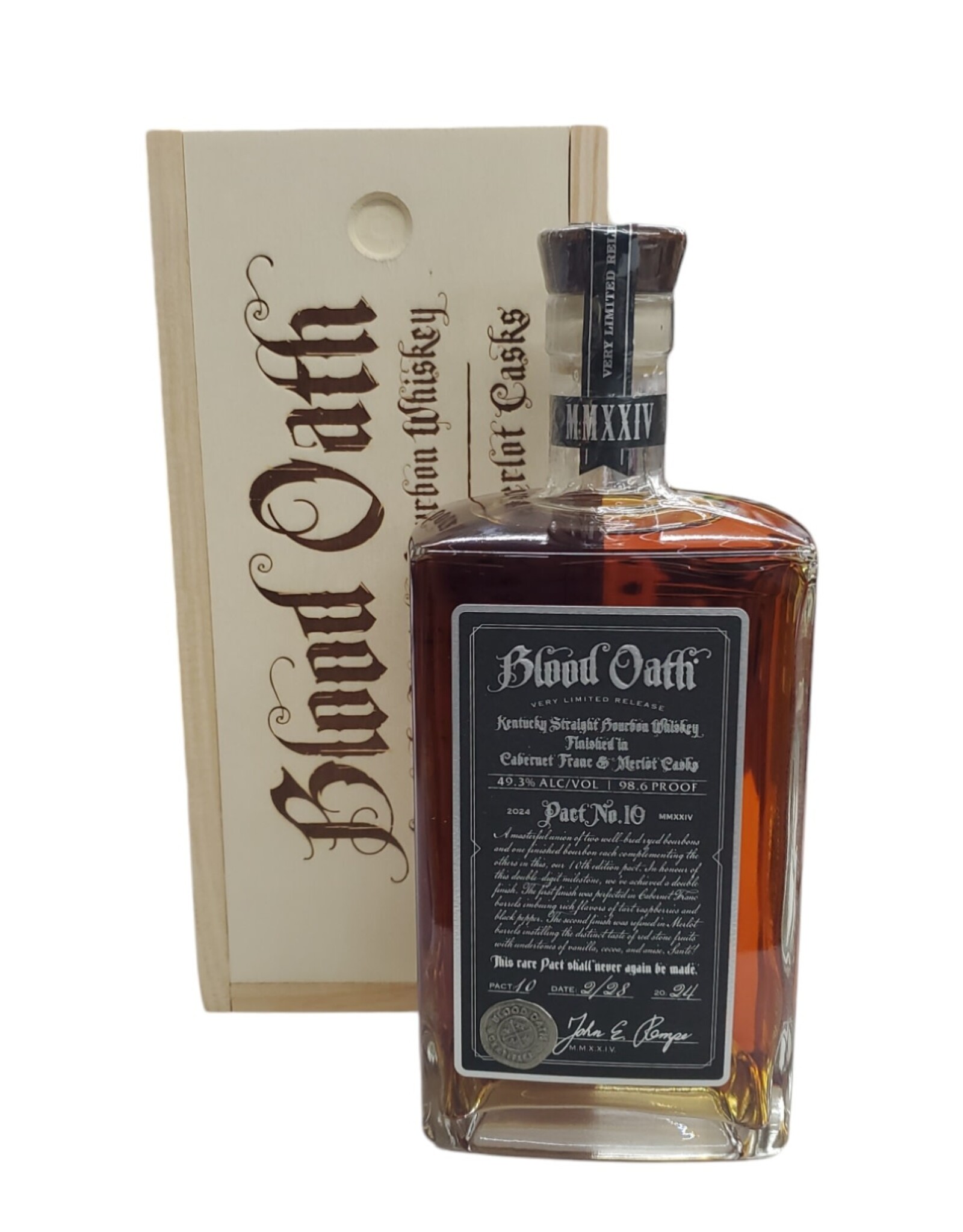 Blood Oath Blood Oath Bourbon Pact #10 750 mL