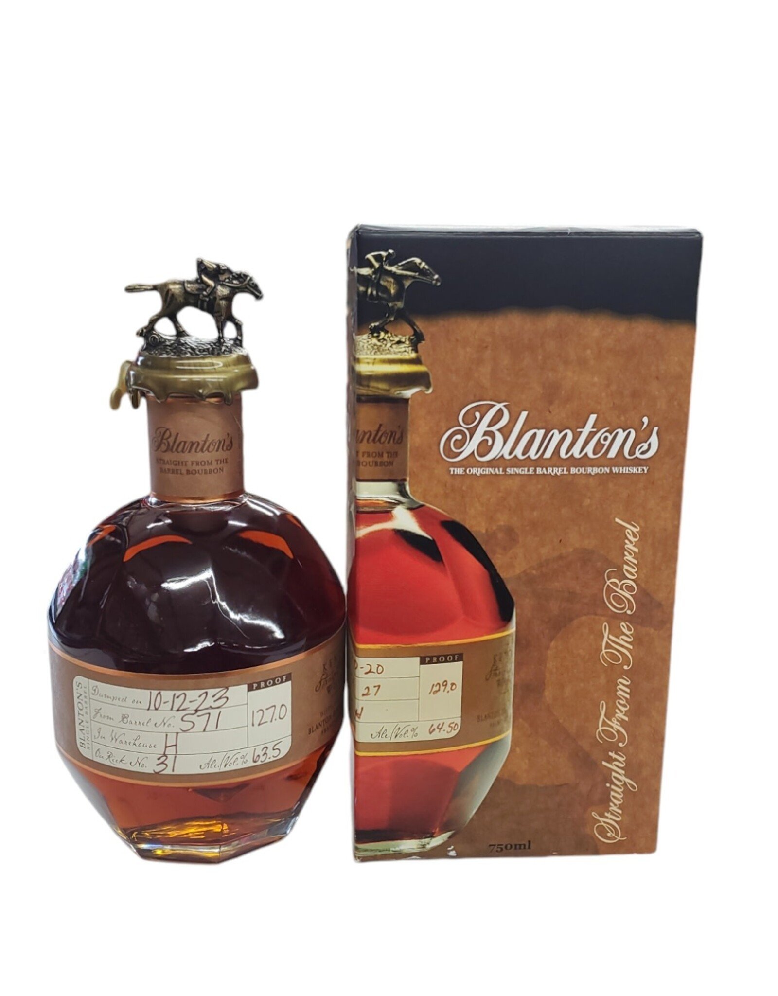Blanton's Blanton's Barrel Proof Bourbon 750 ml 129.2 P