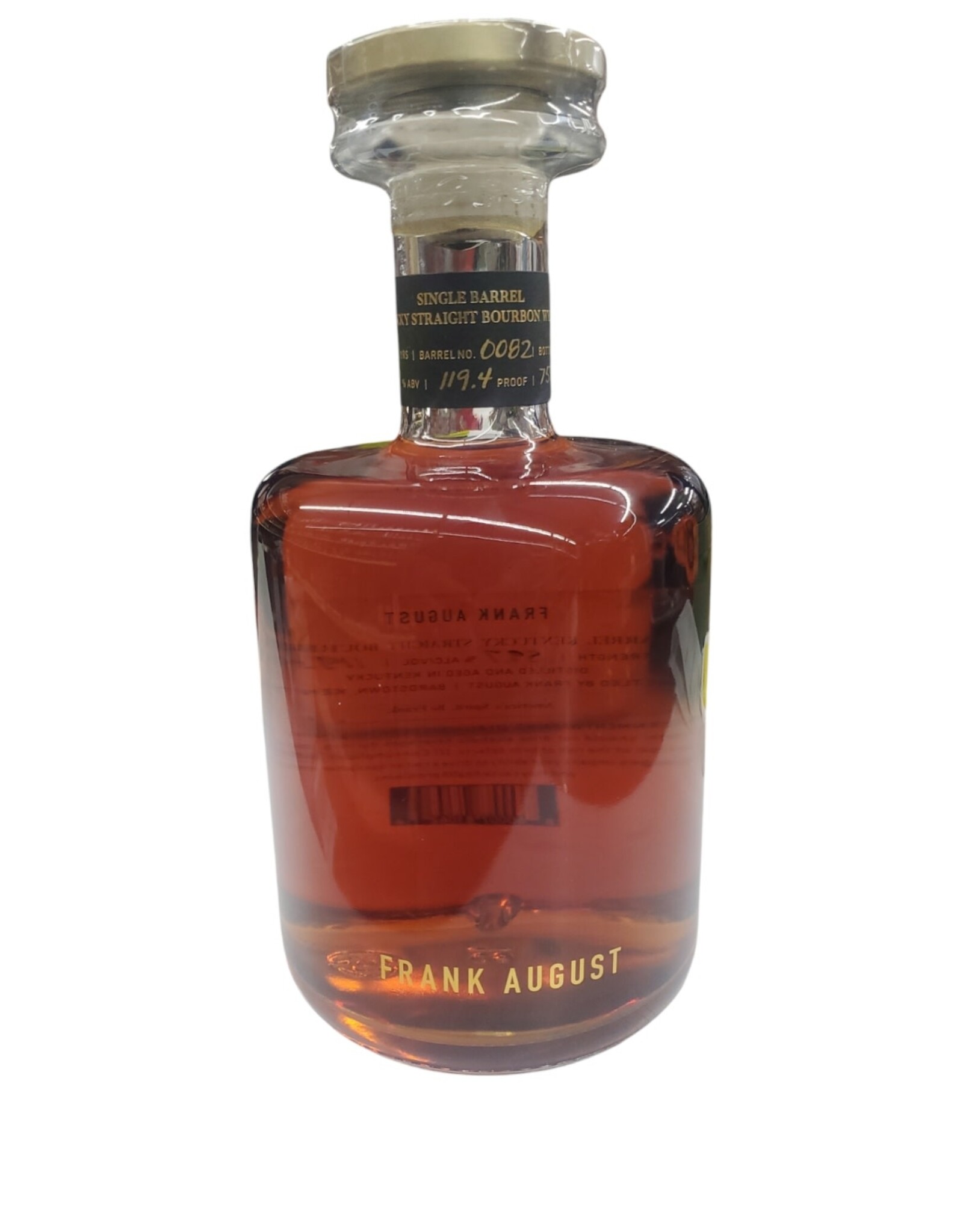 Frank August Single Barrel Bourbon 750 mL