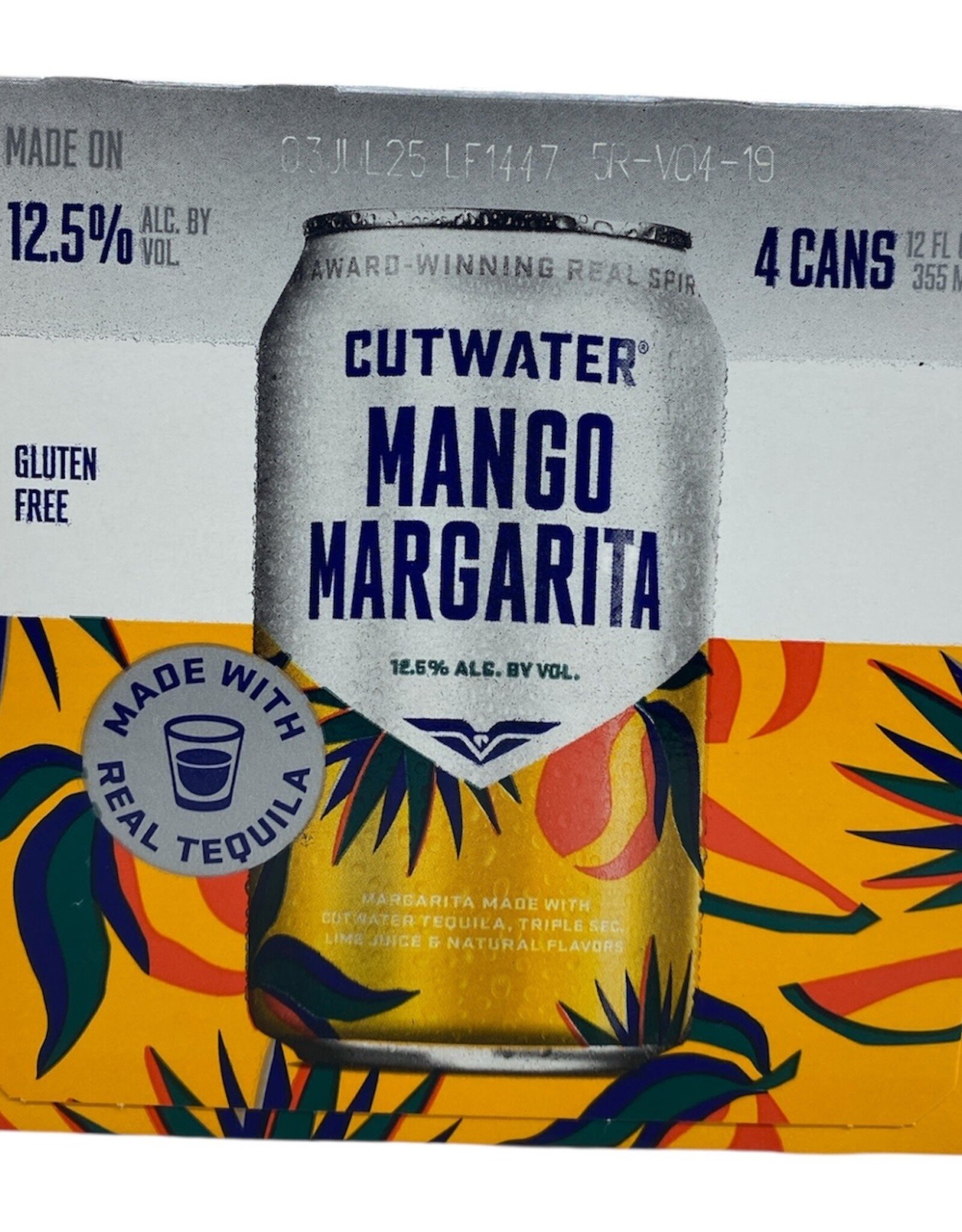 Cutwater Cutwater 4pk Mango Margarita