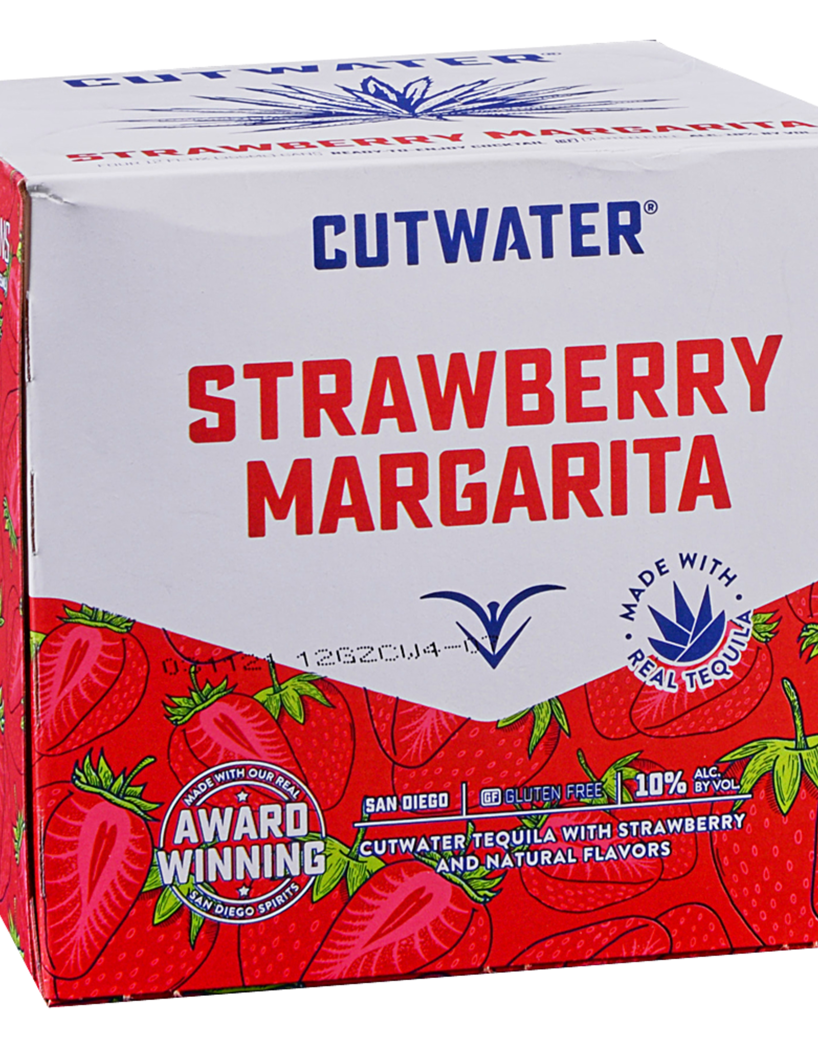 Cutwater Cutwater 4pk Strawberry Margarita