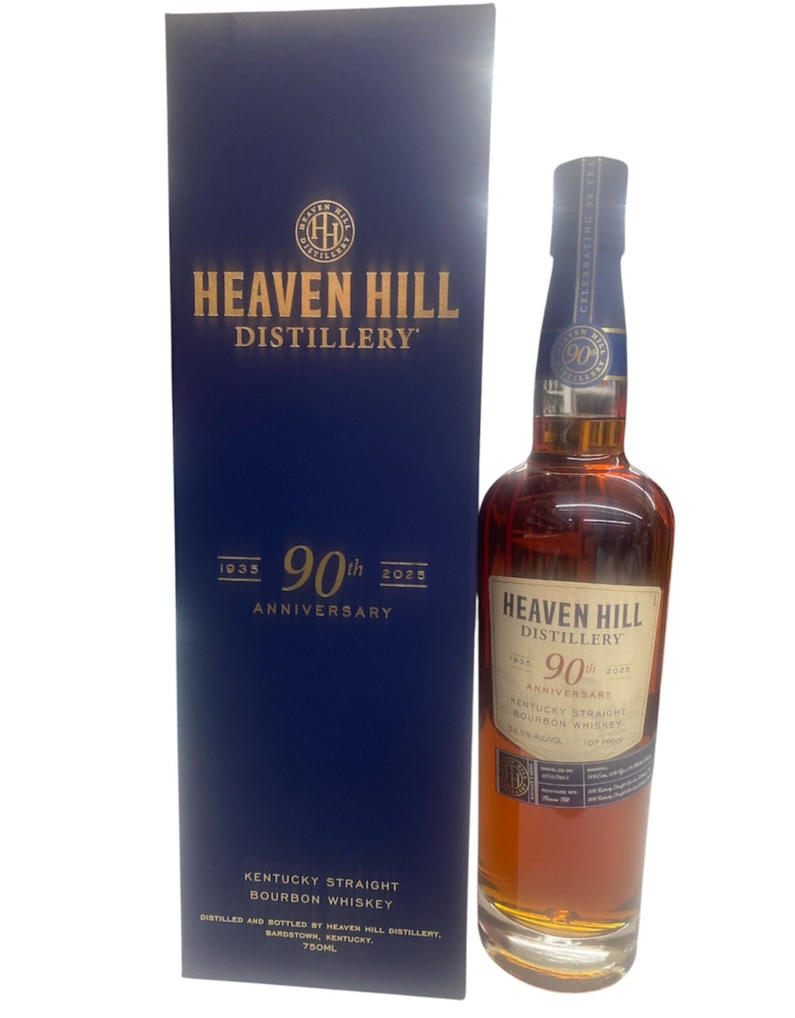 Heaven Hill Heaven Hill 90th Anniversary  Whiskey 107 Proof