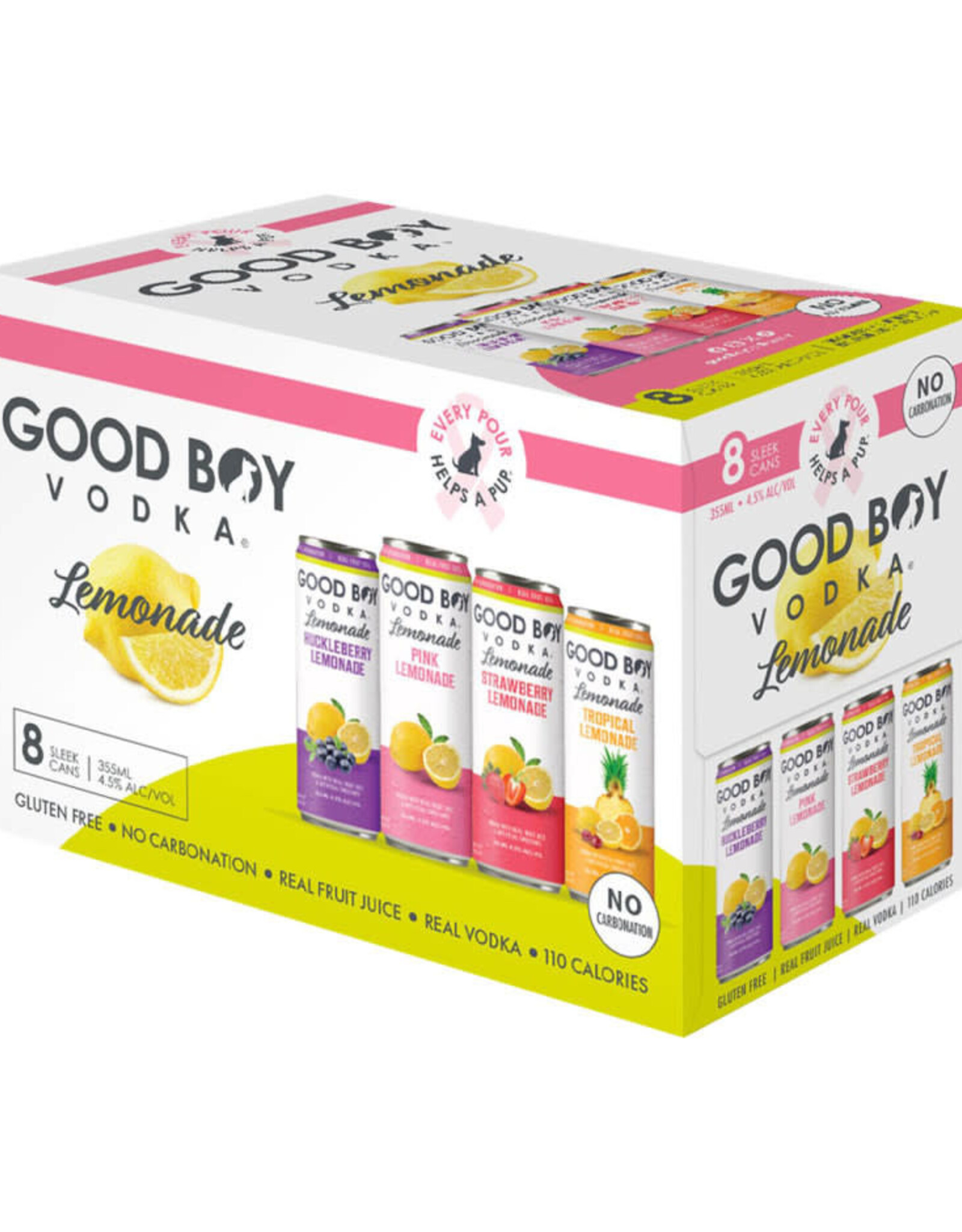 Good Boy Vodka Lemonade 8 Pack