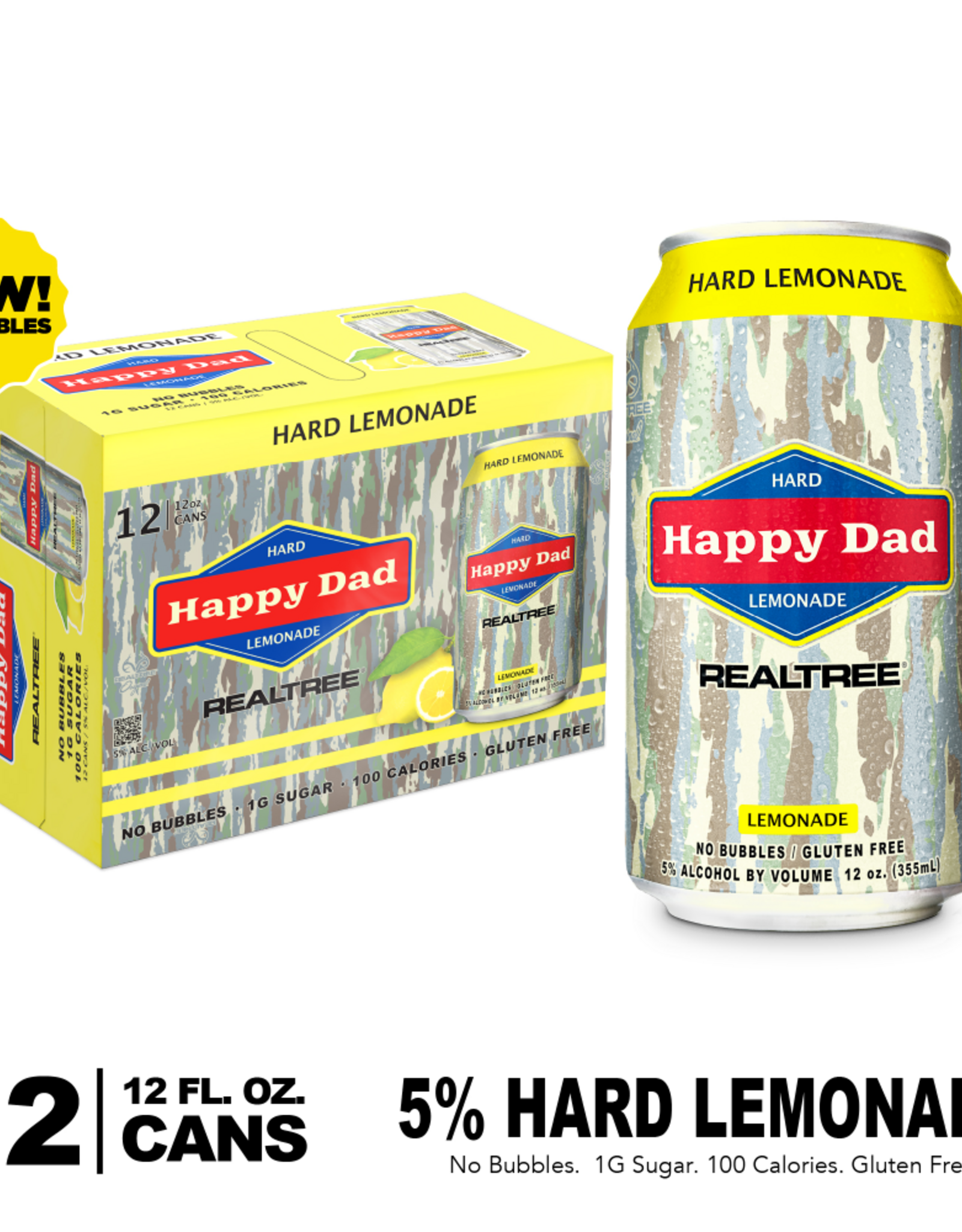 Happy Dad Happy Dad Hard Lemonade Pack  12 Pack