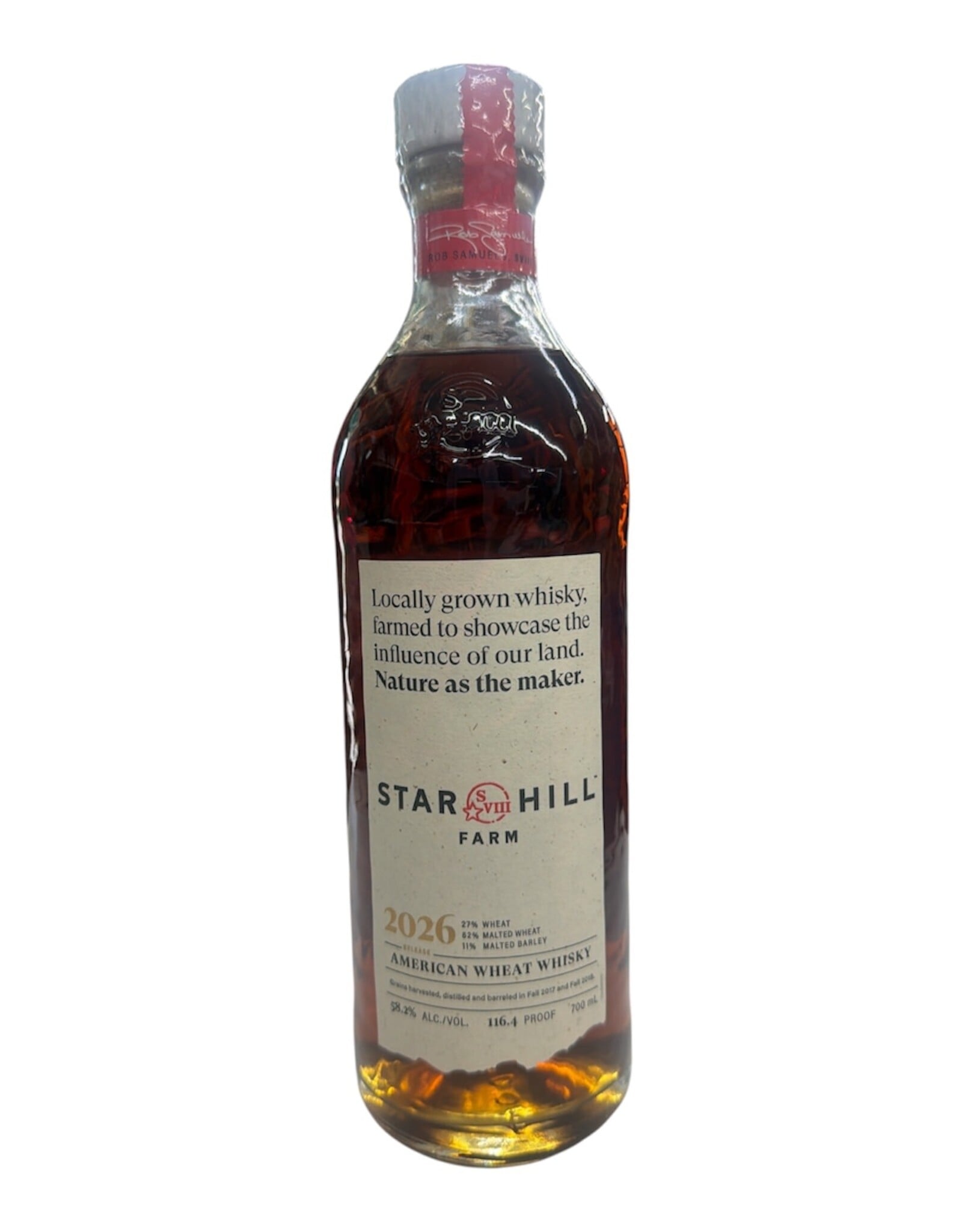 Star Hill Farm Wheat Whisky 116.4oof 2026 Edition
