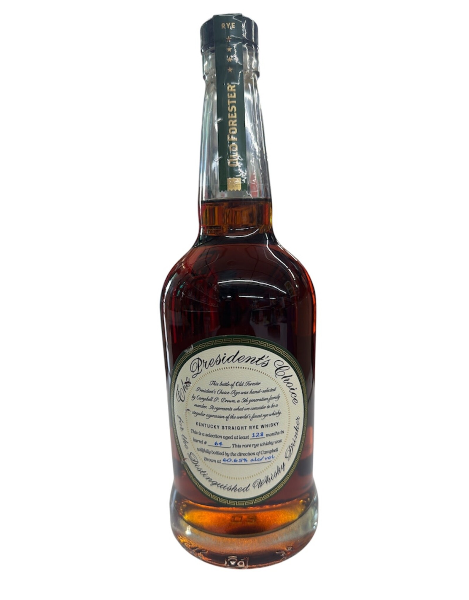 Old Forester Old Forester President's Choice  Rye 750mL 121.30 Proof