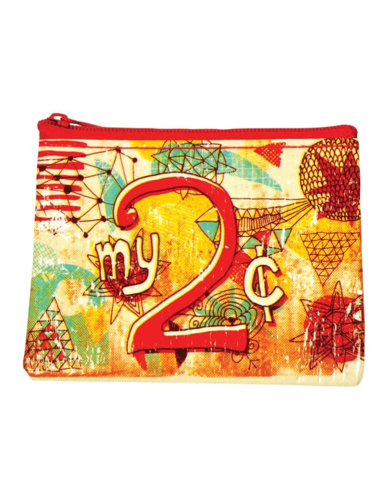 Blue Q My 2 Cents Coin Purse