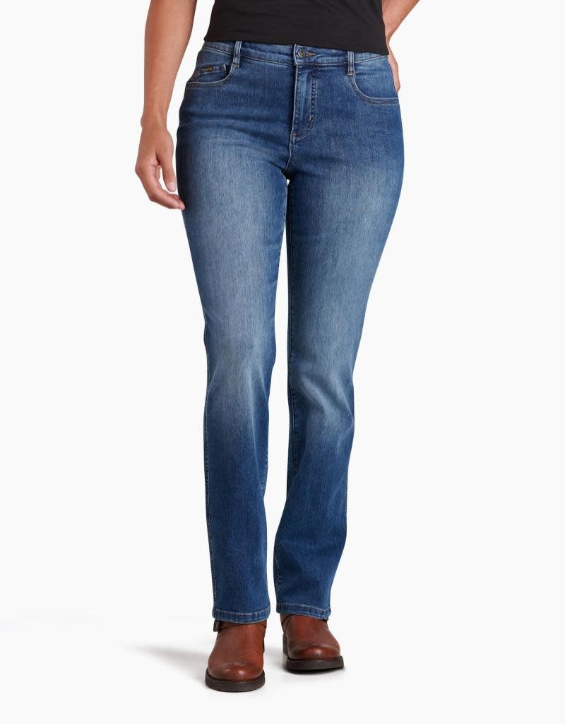 KUHL Women's Kontour Flex Denim Straight Jeans