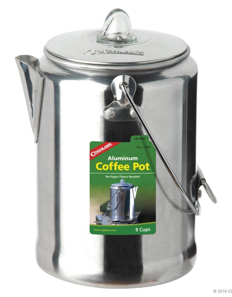 Coghlan's Aluminum Coffee Pot 9 Cup