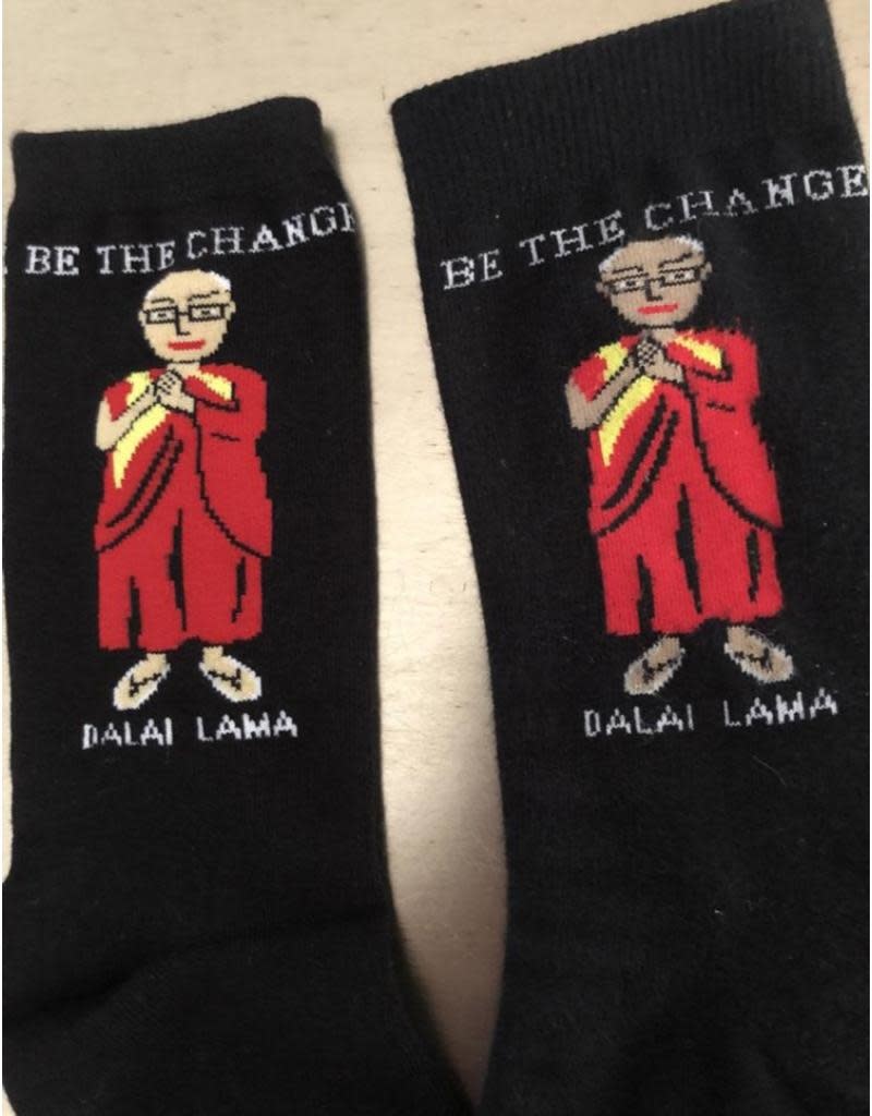 Maggie Stern Stitches Dalai Lama Women's Crew Socks