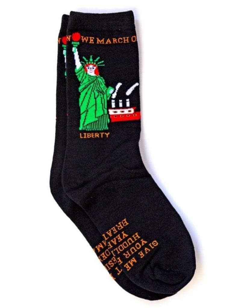 Maggie Stern Stitches Lady Liberty Women's Crew Sock