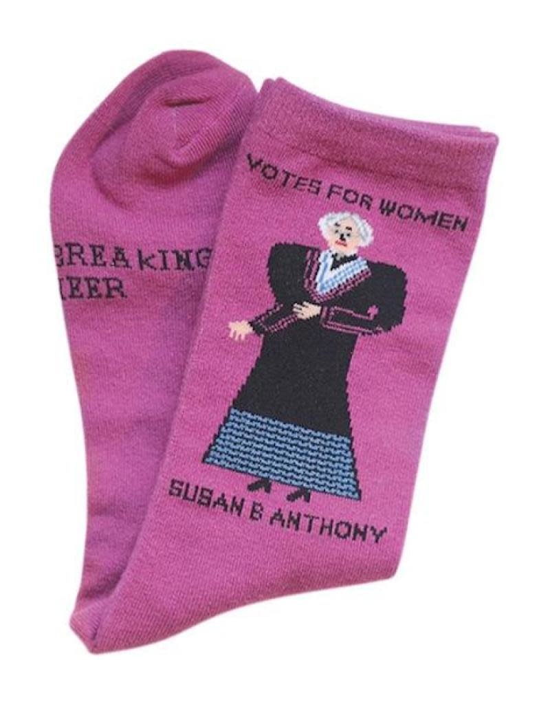Maggie Stern Stitches Susan B Anthony Women's Crew Socks