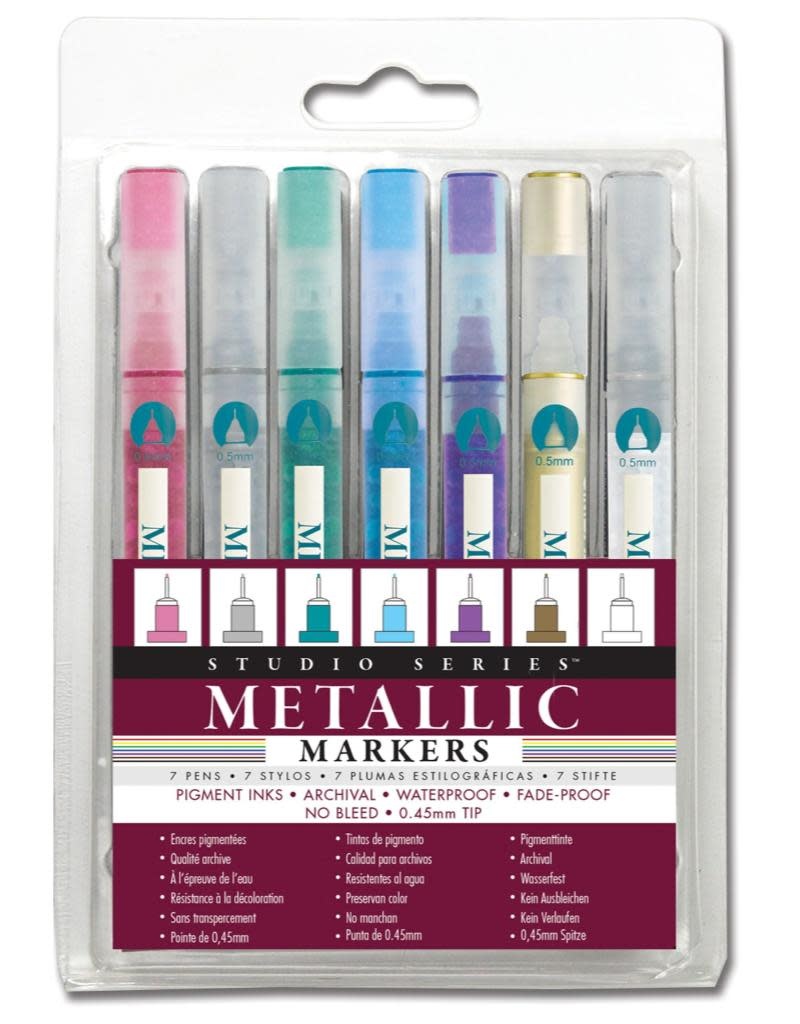 Peter Pauper Micro-Line Metallic Markers