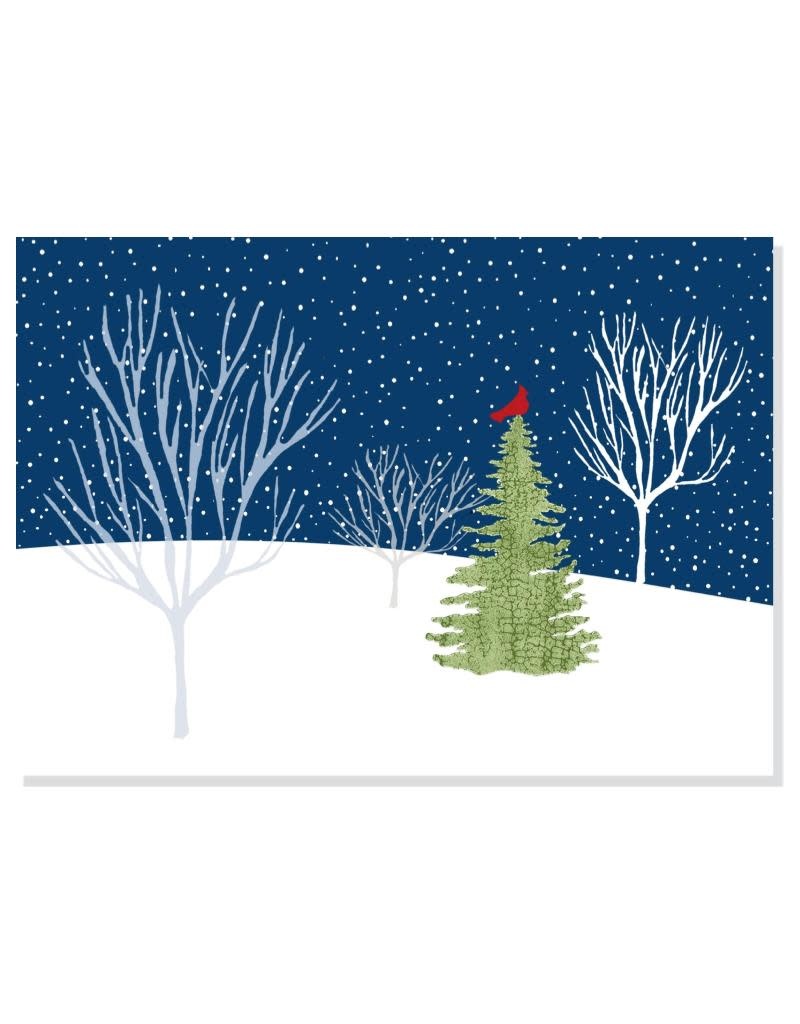 Peter Pauper Midnight Cardinal Deluxe Boxed Holiday Cards