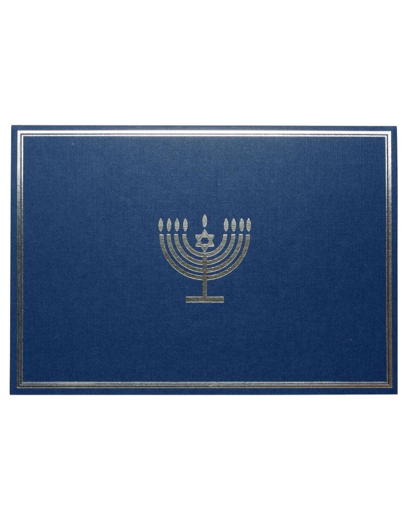 Peter Pauper Silver Menorah Boxed Holiday Cards