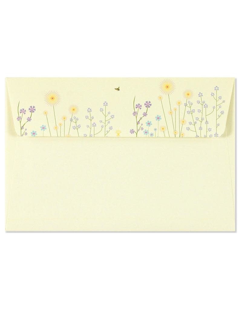 Peter Pauper Sparkly Garden Stationery