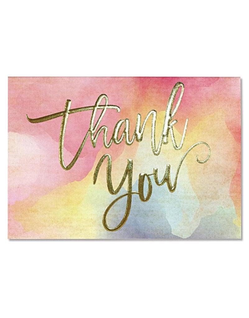 Peter Pauper Watercolor Sunset Boxed Thank You Cards