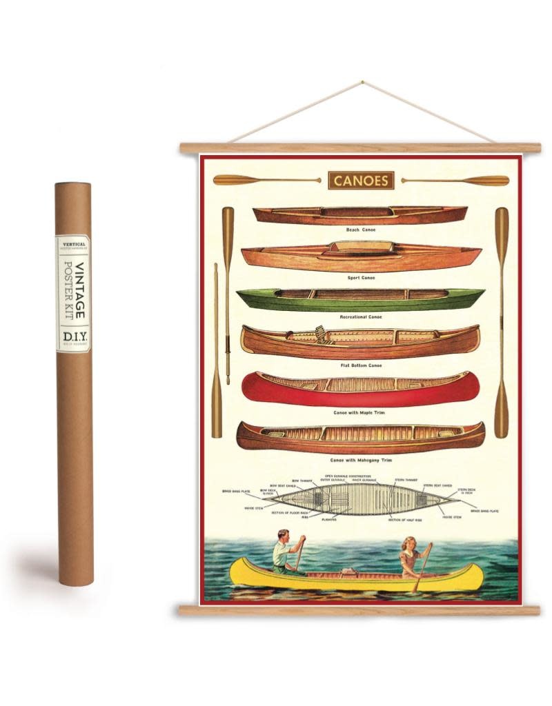 Cavallini Vintage Poster Kit Canoe
