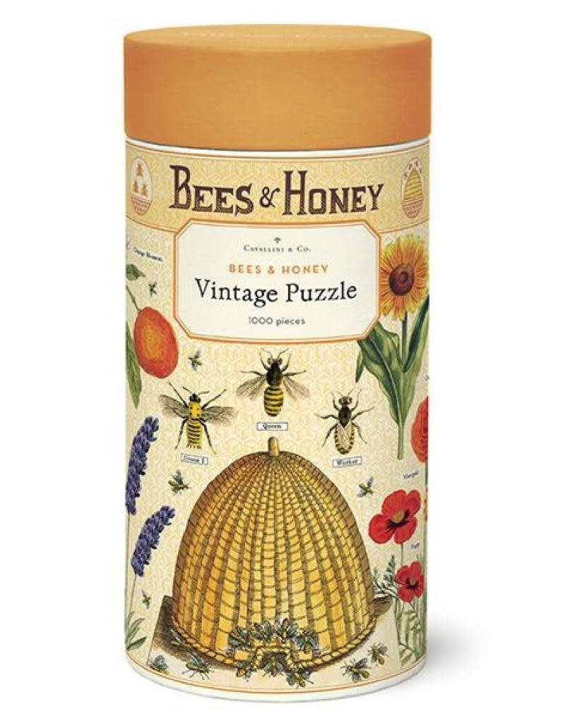 Cavallini Vintage 1000 Piece Puzzle Bees & Honey