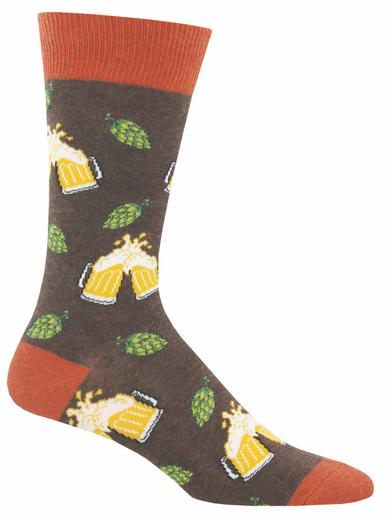 Socksmith Men's Brown Heather Hoppier Together Socks