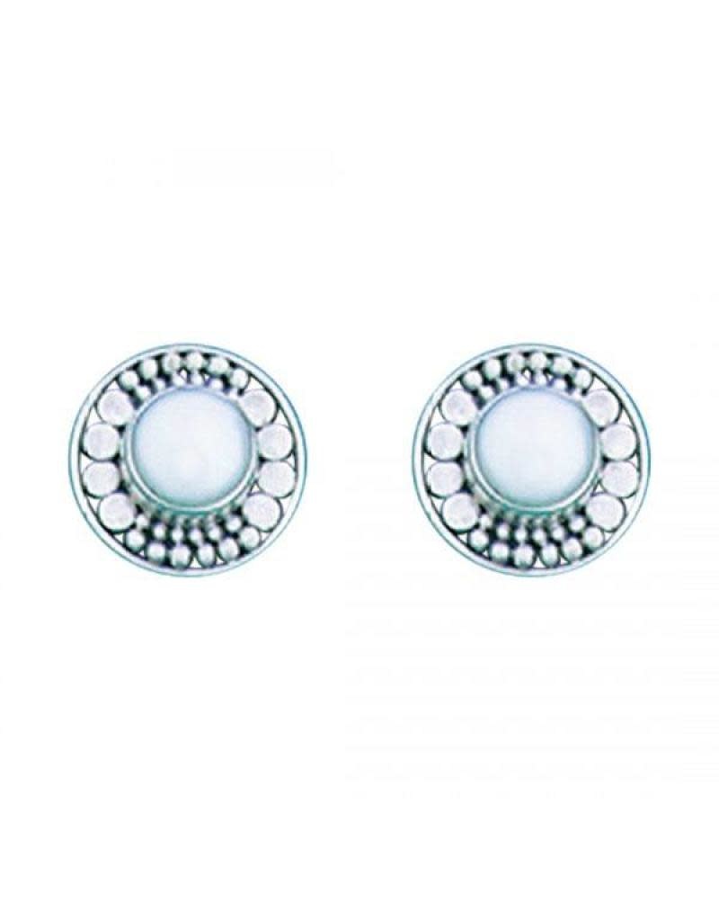 Acomo Jewelry Bali Design Fresh Water Pearl Stud