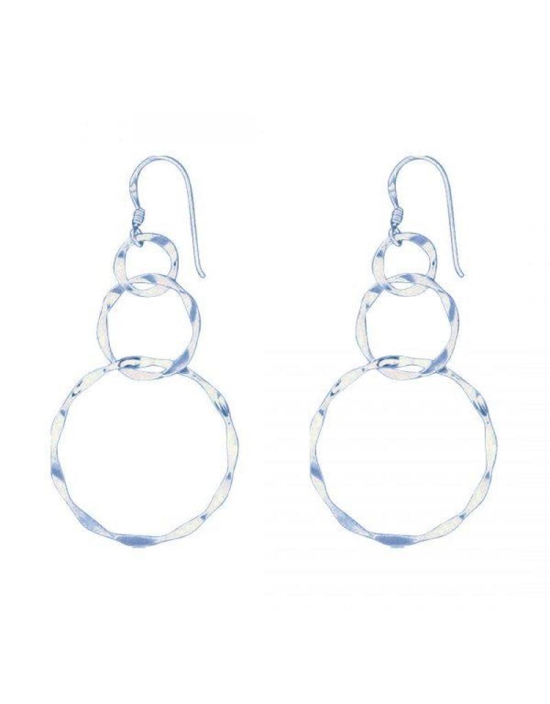 Acomo Jewelry Graduated Circle Drop Earring