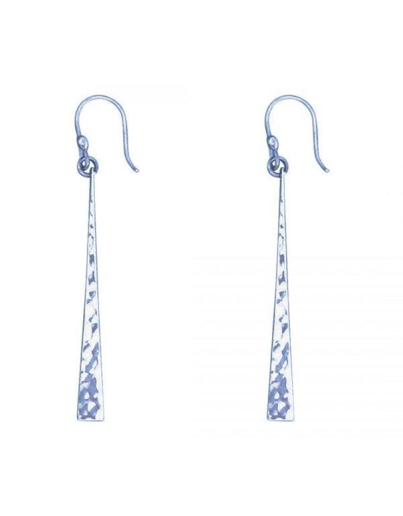 Acomo Jewelry Hammered Paddle Earring
