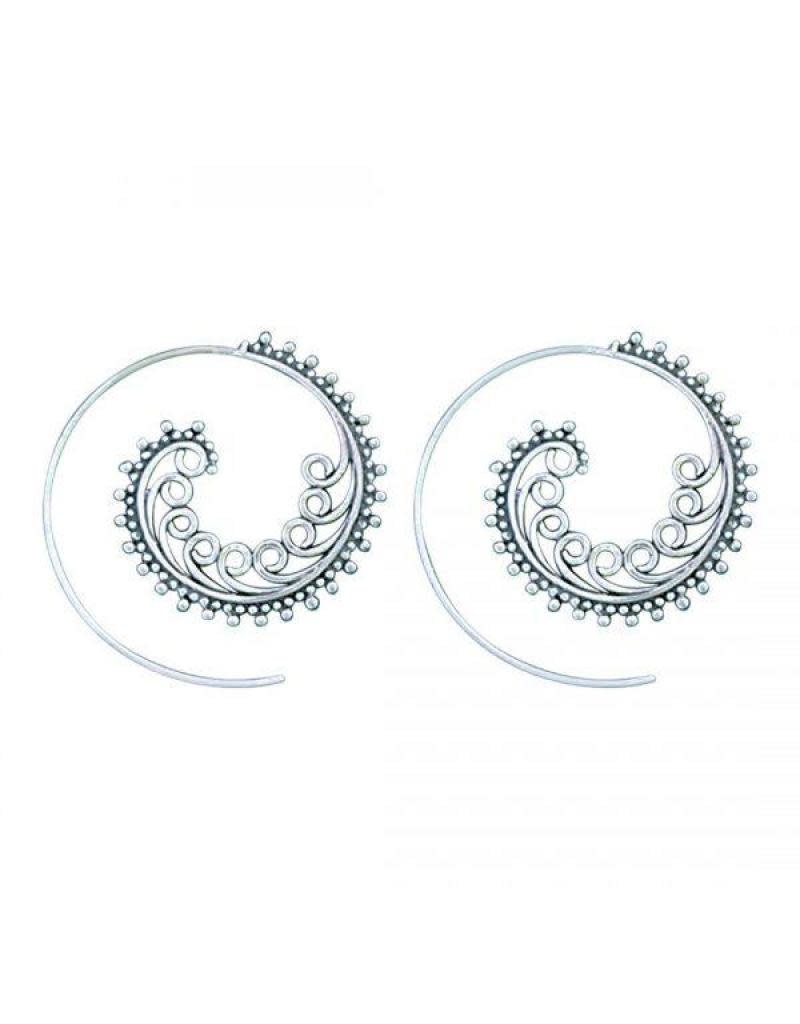 Acomo Jewelry Dots And Twirls Tribal Earring