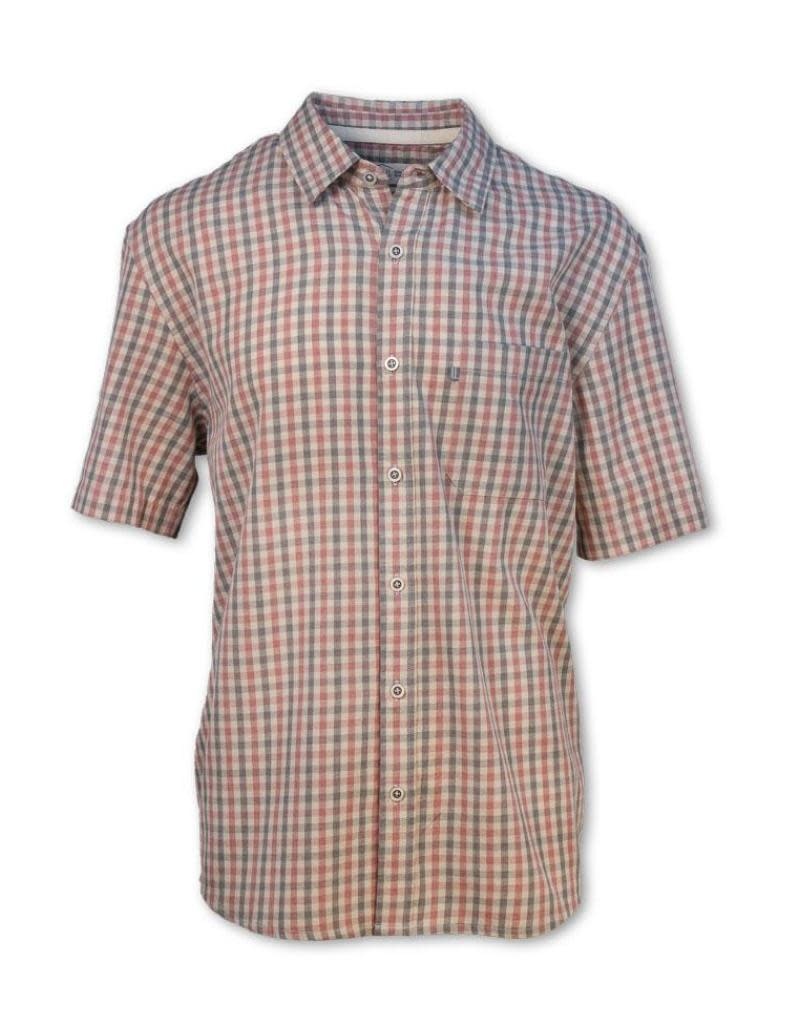 Purnell Men's Short Sleeve Checkered Shirt