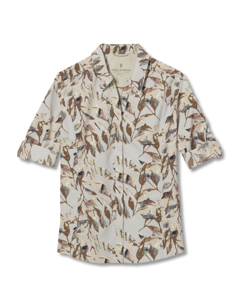 Royal Robbins Women's Expedition II Print 3/4 Sleeve Shirt