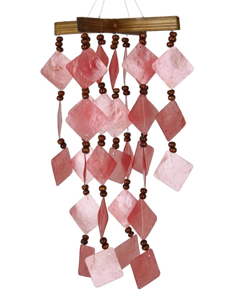 Woodstock Chimes Diamond Capiz Windchime